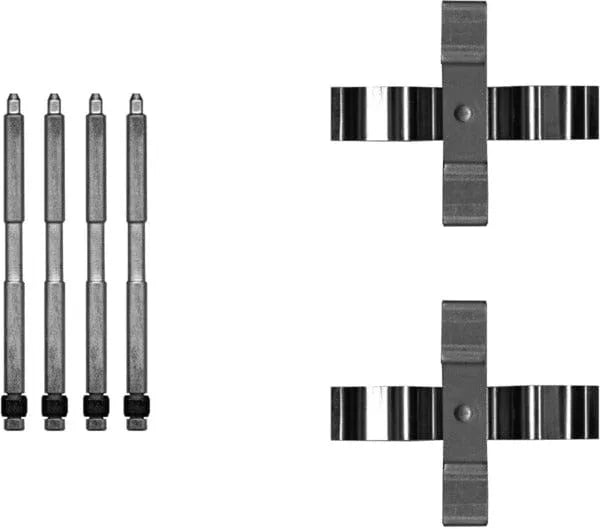 Mintex Brake Pad Accessory Fitting Kit Full Set Rear Axle MBA0055 - image 2
