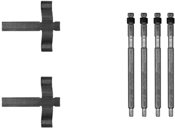 Mintex Brake Pad Accessory Fitting Kit Full Set Rear Axle MBA0059 - image 2