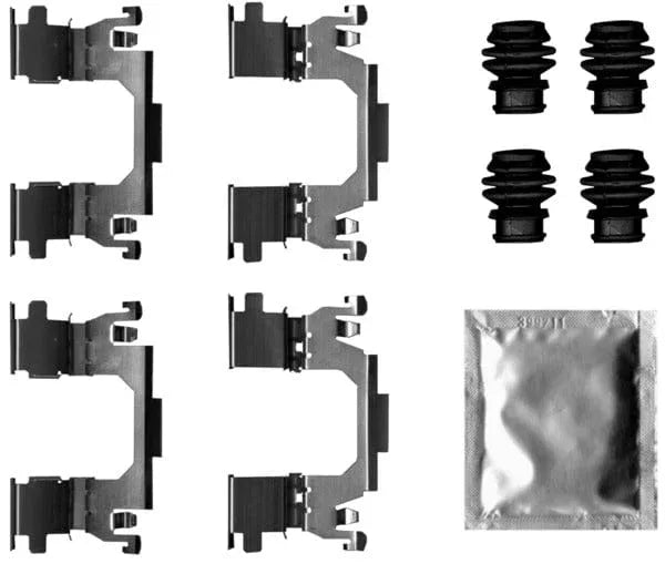 Mintex Brake Pad Accessory Fitting Kit Full Set Front Axle MBA0061 - image 2