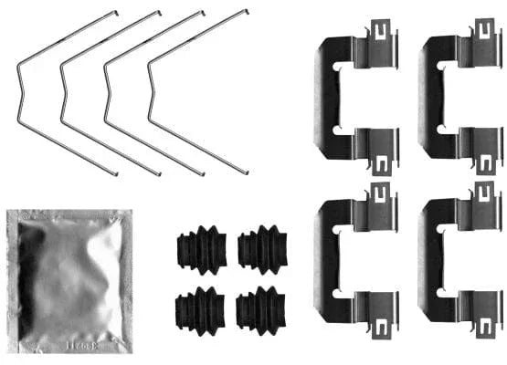 Mintex Brake Pad Accessory Fitting Kit Full Set Front Axle MBA0063 - image 3