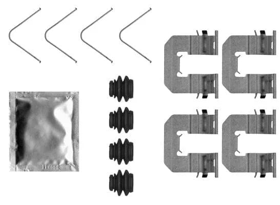 Mintex Brake Pad Accessory Fitting Kit Full Set Rear Axle MBA0068 - image 3