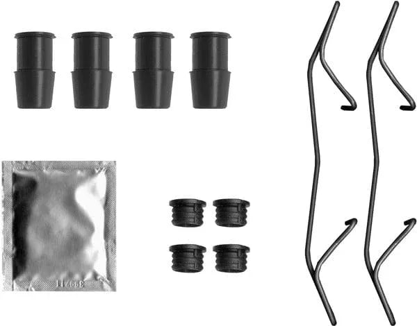 Mintex Brake Caliper Accessory Fitting Kit Full Set Front Axle MBA0075 - image 2