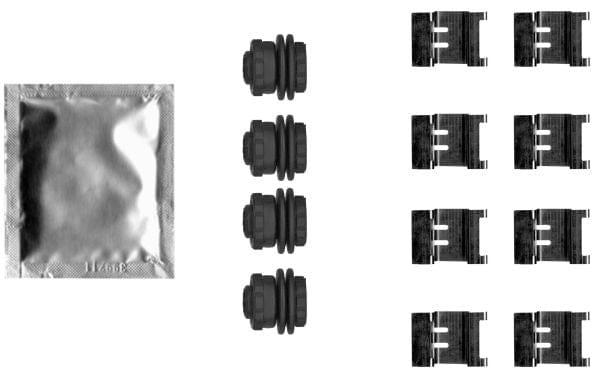 Mintex Brake Pad Accessory Fitting Kit Full Set Rear Axle MBA0083 - image 3