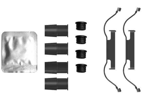 Mintex Brake Caliper Accessory Fitting Kit Full Set Front Axle MBA0088 - image 3