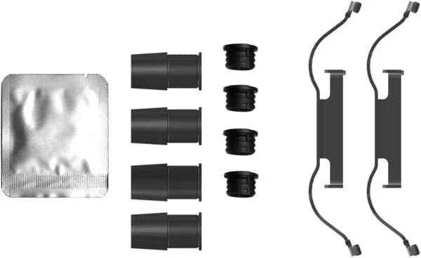 Mintex Brake Caliper Accessory Fitting Kit Full Set Front Axle MBA0088 - image 2