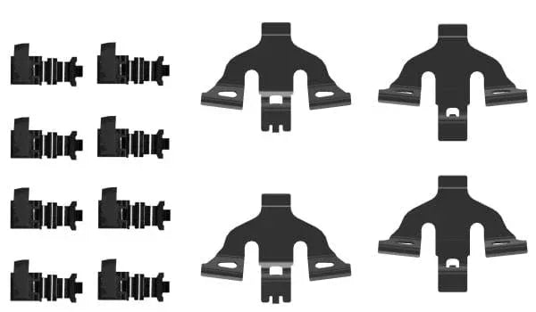 Mintex Brake Pad Accessory Fitting Kit Full Set Front Axle MBA0092 - image 3