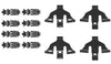 Mintex Brake Pad Accessory Fitting Kit Full Set Front Axle MBA0093 thumbnail