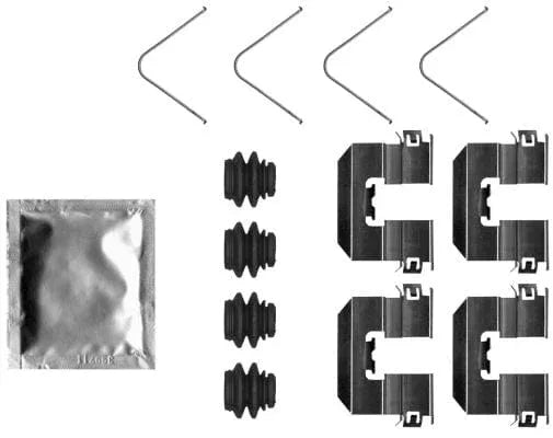 Mintex Brake Pad Accessory Fitting Kit Full Set Rear Axle MBA0095 - image 3