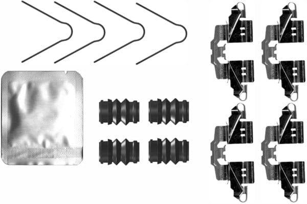 Mintex Brake Pad Accessory Fitting Kit Full Set Rear Axle MBA0098 - image 2