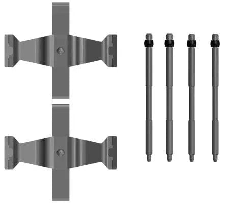 Mintex Brake Pad Accessory Fitting Kit Full Set Front Axle MBA0109 - image 2