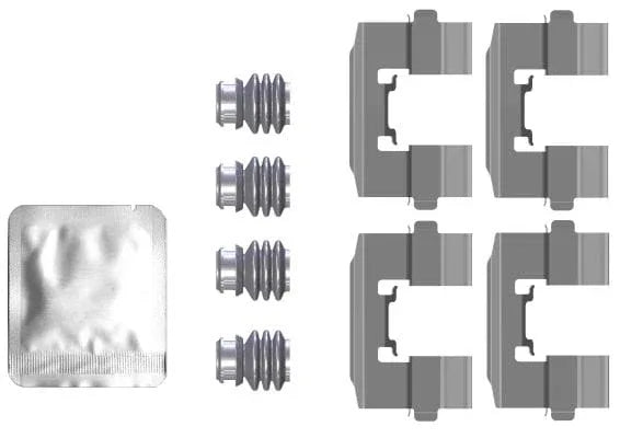 Mintex Brake Pad Accessory Fitting Kit Full Set Front Axle MBA0115 - image 3