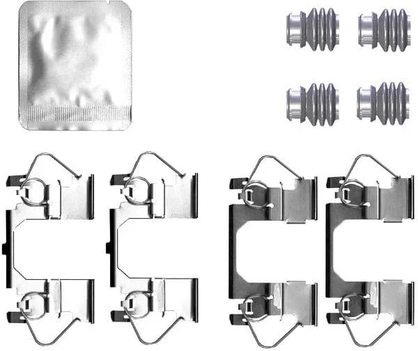 Mintex Brake Pad Accessory Fitting Kit Full Set Front Axle MBA0116 - image 2