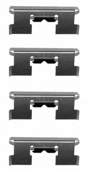 Mintex Brake Pad Accessory Fitting Kit Full Set Front Axle MBA1017 - image 2