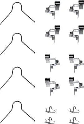 Mintex Brake Pad Accessory Fitting Kit Full Set Front Axle MBA1030 - image 2