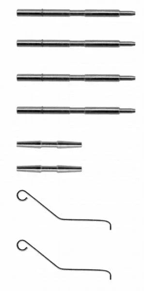 Mintex Brake Pad Accessory Fitting Kit Full Set Front Axle MBA1044 - image 2