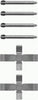 Mintex Brake Pad Accessory Fitting Kit Full Set Rear Axle MBA1046 thumbnail