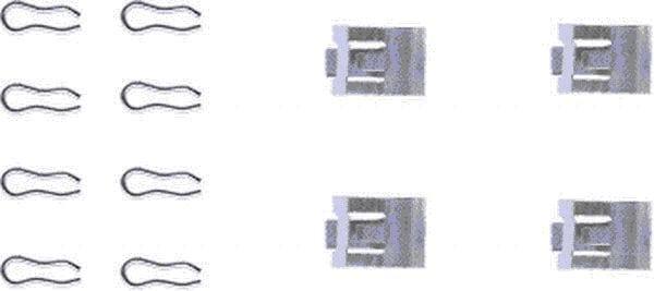 Mintex Brake Pad Accessory Fitting Kit Full Set Front Or Rear Axle MBA1055 - image 3