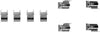 Mintex Brake Pad Accessory Fitting Kit Full Set Front Axle MBA1060 thumbnail