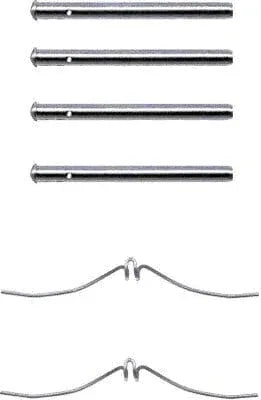 Mintex Brake Pad Accessory Fitting Kit Full Set Front Axle MBA1061 - image 2