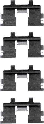 Mintex Brake Pad Accessory Fitting Kit Full Set Front Axle MBA1064 - image 2