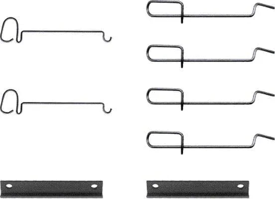 Mintex Brake Pad Accessory Fitting Kit Full Set Front Axle MBA1070 - image 2