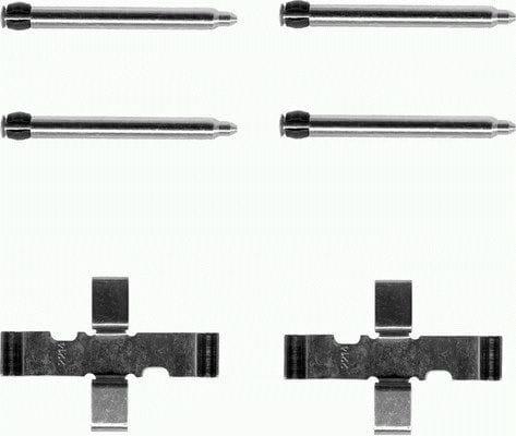 Mintex Brake Pad Accessory Fitting Kit Full Set Rear Axle MBA1101 - image 3