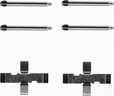 Mintex Brake Pad Accessory Fitting Kit Full Set Rear Axle MBA1101 - image 2