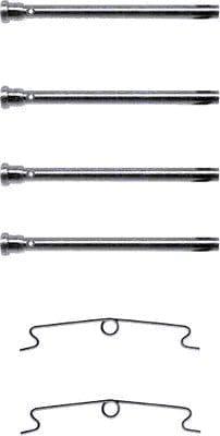 Mintex Brake Pad Accessory Fitting Kit Full Set Front Axle MBA1113 - image 2