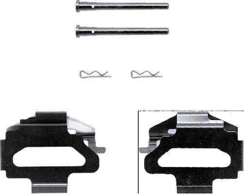 Mintex Brake Pad Accessory Fitting Kit Full Set Front Axle MBA1141 - image 3