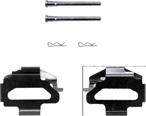 Mintex Brake Pad Accessory Fitting Kit Full Set Front Axle MBA1141 - image 2