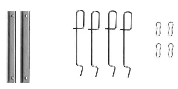 Mintex Brake Pad Accessory Fitting Kit Full Set Front Axle MBA1151 - image 3