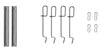 Mintex Brake Pad Accessory Fitting Kit Full Set Front Axle MBA1151 thumbnail