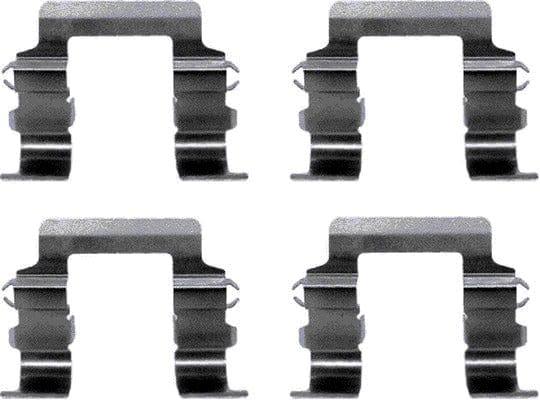 Mintex Brake Pad Accessory Fitting Kit Full Set Front Or Rear Axle MBA1161 - image 2