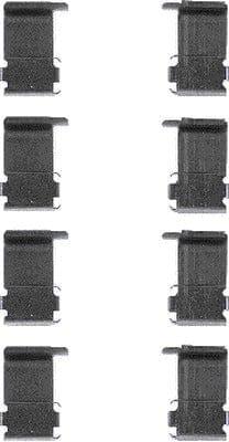 Mintex Brake Pad Accessory Fitting Kit Full Set Front Axle MBA1162 - image 2