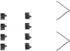 Mintex Brake Pad Accessory Fitting Kit Full Set Rear Axle MBA1166 thumbnail