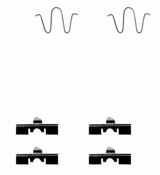 Mintex Brake Pad Accessory Fitting Kit Full Set Rear Axle MBA1170 - image 2