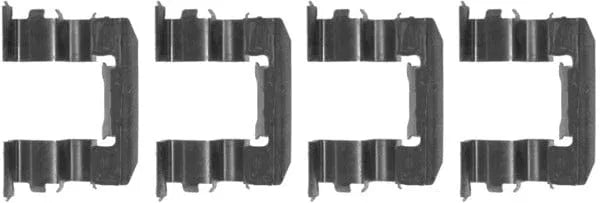 Mintex Brake Pad Accessory Fitting Kit Full Set Front Axle MBA1184 - image 2