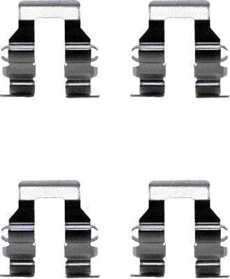 Mintex Brake Pad Accessory Fitting Kit Full Set Rear Axle MBA1199 - image 2