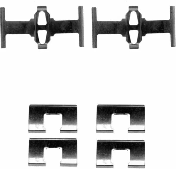 Mintex Brake Pad Accessory Fitting Kit Full Set Front Or Rear Axle MBA1203 - image 2