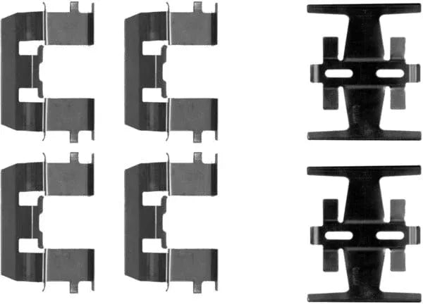 Mintex Brake Pad Accessory Fitting Kit Full Set Front Axle MBA1208 - image 2