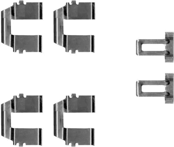 Mintex Brake Pad Accessory Fitting Kit Full Set Front Or Rear Axle MBA1233 - image 2