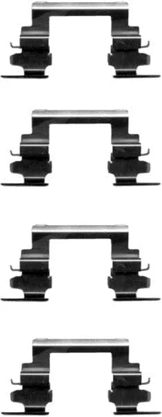 Mintex Brake Pad Accessory Fitting Kit Full Set Front Axle MBA1236 - image 2