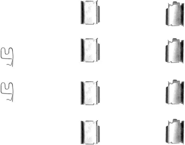 Mintex Brake Pad Accessory Fitting Kit Full Set Front Or Rear Axle MBA1246 - image 2