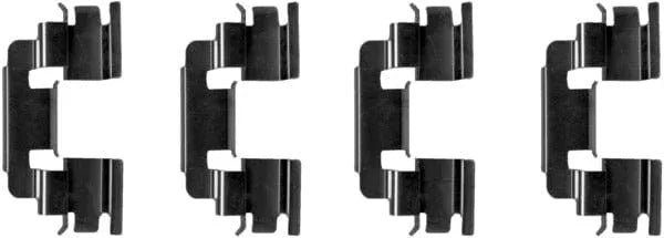 Mintex Brake Pad Accessory Fitting Kit Full Set Front Axle MBA1249 - image 2