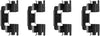 Mintex Brake Pad Accessory Fitting Kit Full Set Front Axle MBA1249 thumbnail