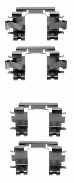 Mintex Brake Pad Accessory Fitting Kit Full Set Front Axle MBA1257 - image 2