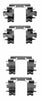 Mintex Brake Pad Accessory Fitting Kit Full Set Front Axle MBA1257 thumbnail
