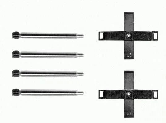 Mintex Brake Pad Accessory Fitting Kit Full Set Rear Axle MBA1271 - image 2