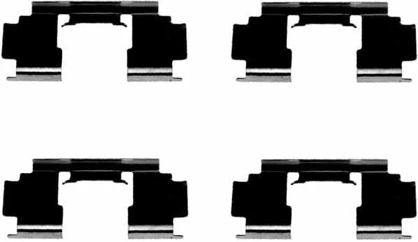 Mintex Brake Pad Accessory Fitting Kit Full Set Front Axle MBA1276 - image 2