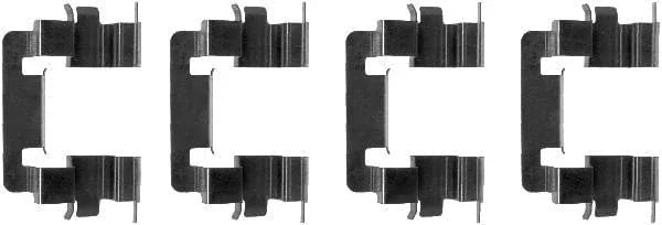 Mintex Brake Pad Accessory Fitting Kit Full Set Front Axle MBA1278 - image 3